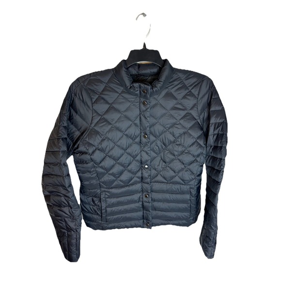 Lands' End Women's Medium Black Down‎ Fill Puffer  Jacket NWT - Picture 1 of 9